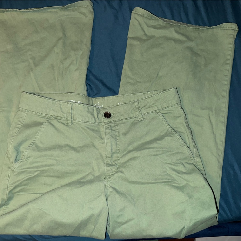 St. John's Bay Sage Wide Leg Pants